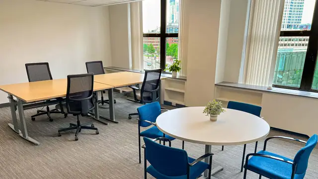 Furnished private office available for rent at LocalWorks Beverly, MA