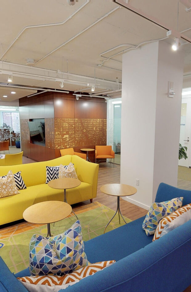 People collaborating at LocalWorks cafe